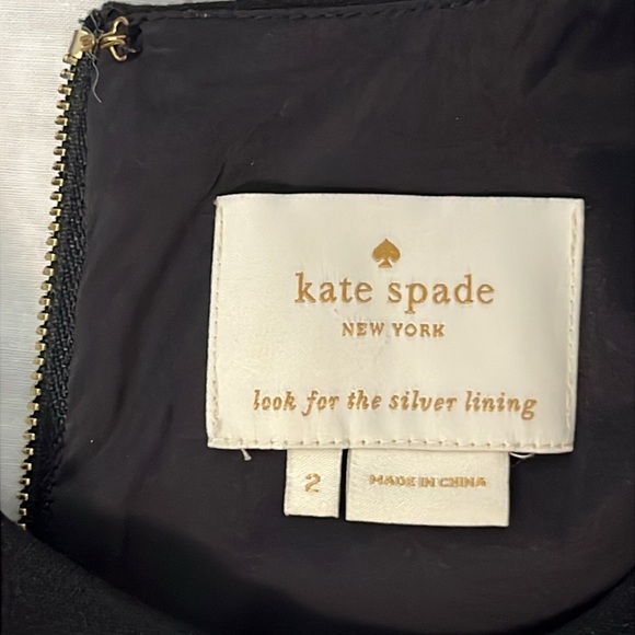 Kate Spade New York Stretch Crepe Black Dress - Picture 9 of 13